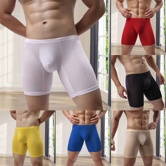 Men's Boxer Briefs Breathable Ice Silk Sports-Inspired Underwear - naotstore