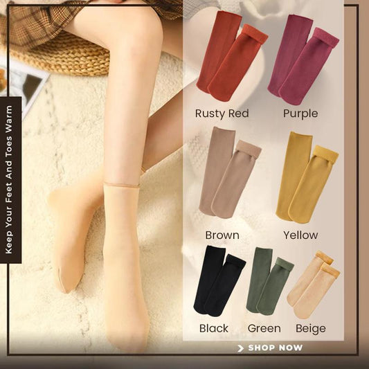 Thickening Winter Soft Velvet Snow Socks - naotstore