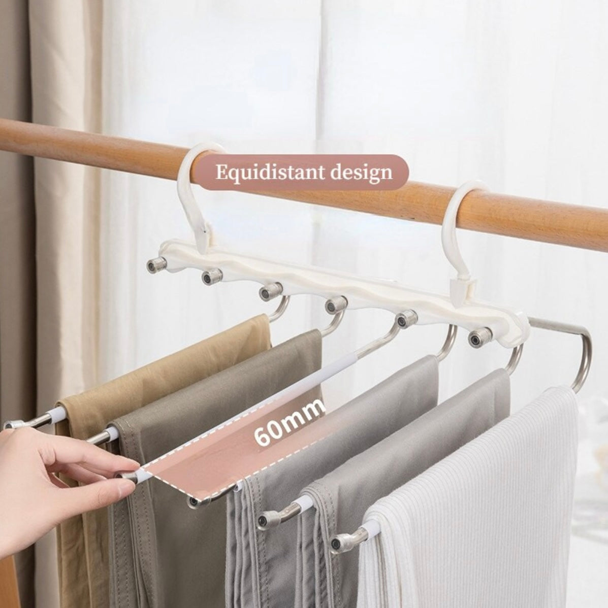 🔥Last day! 💥Special sale - 5-in-1 Multi-Functional Pants Rack