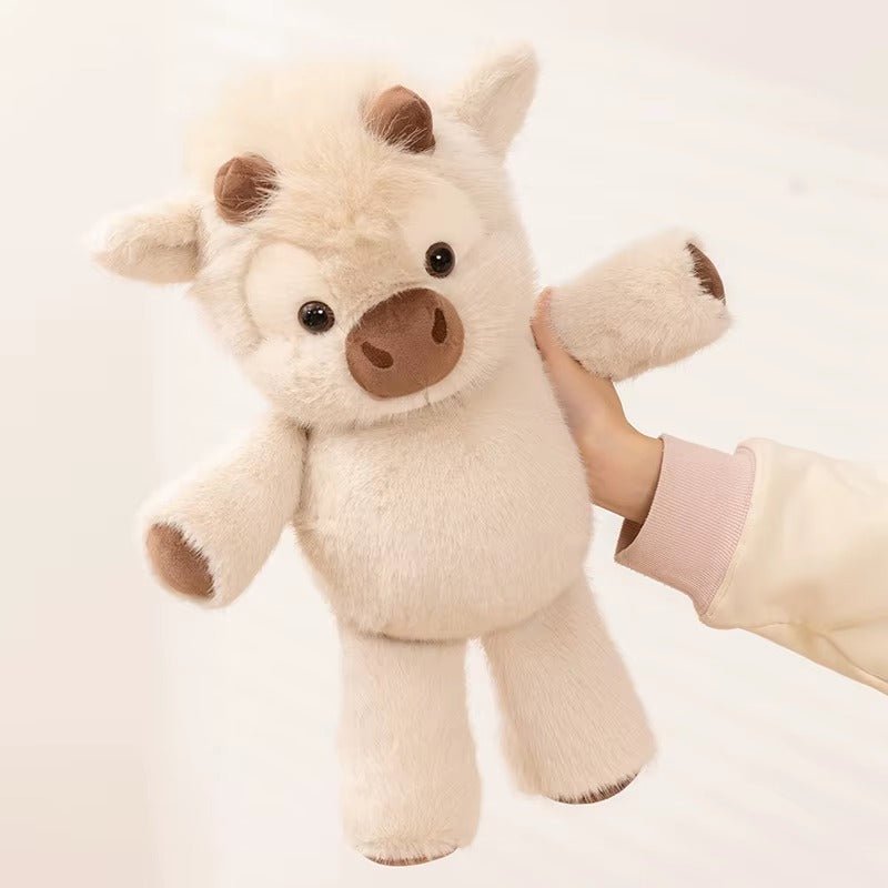 💥Gift essentials🐮Cute chubby Highland cow plush toy
