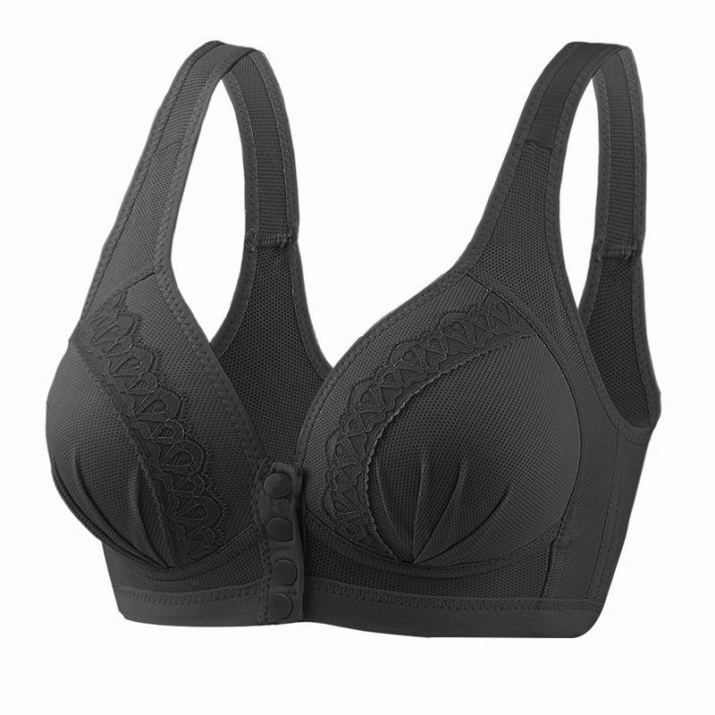 🔥Last day! 💥Special sale - Front Button Breathable Skin-Friendly Bra - naotstore