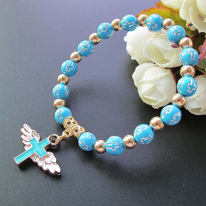 🔥Last day! 💥Special sale - Angel Wing Cross Bracelet - naotstore