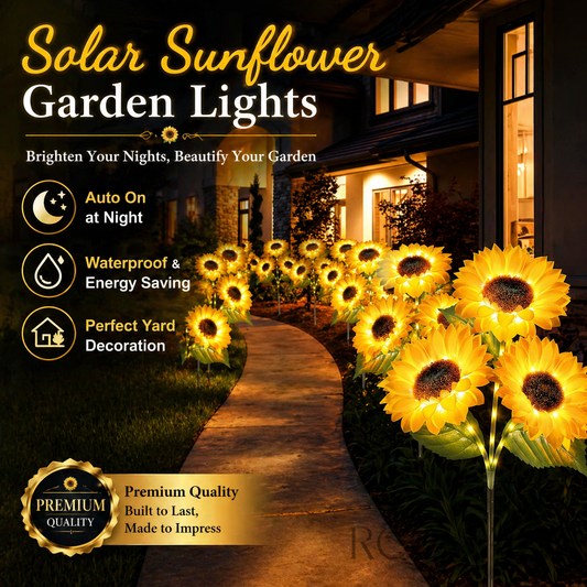 A must-have for Instagram-worthy gardens 🌻 Upgraded solar-powered sunflower light